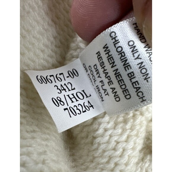 Banana Republic Luxury Cashmere Blend Sweater Cardigan Button Collar Women Med - Picture 9 of 12